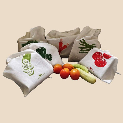 100% Eco-Friendly Vegetable Storage Fridge Bags - Green Ninja