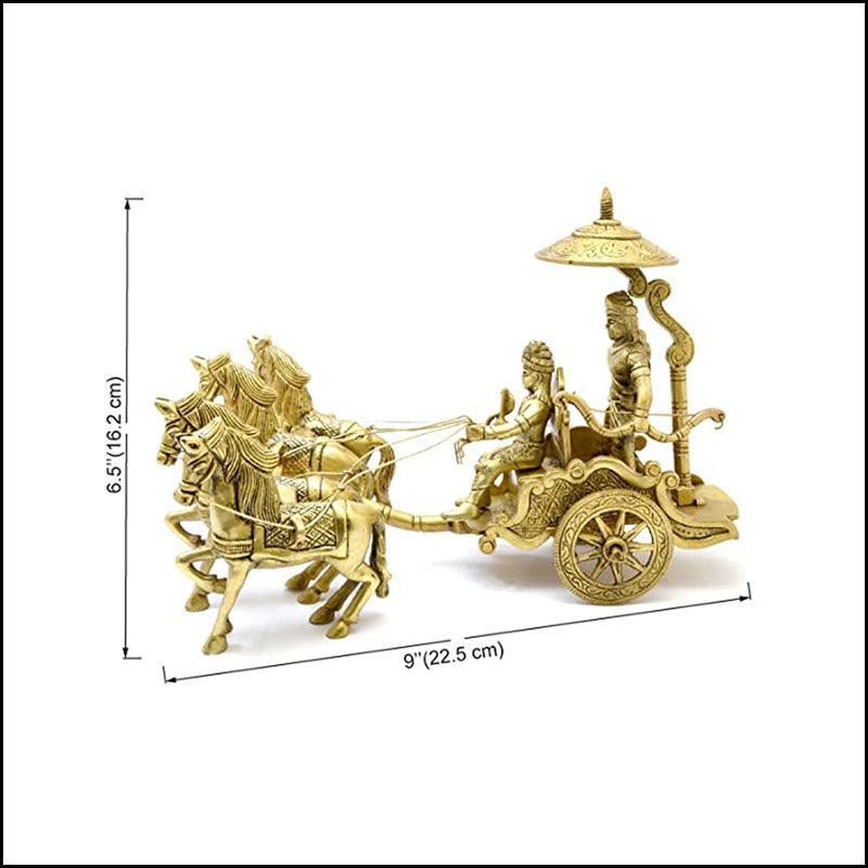 Arjun Krishna Rath in Brass - Green Ninja