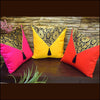 Art Silk With Tassels Cushion Covers - Green Ninja