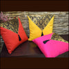 Art Silk With Tassels Cushion Covers - Green Ninja