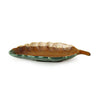 Banana Leaf Serving Platters in Ceramic - Green Ninja