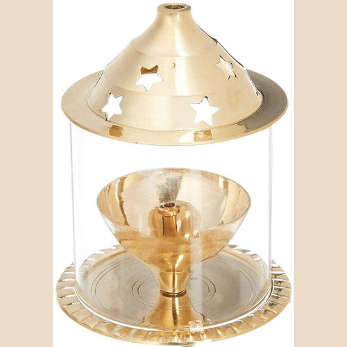 Beautiful Original Akhand Diya - Green Ninja