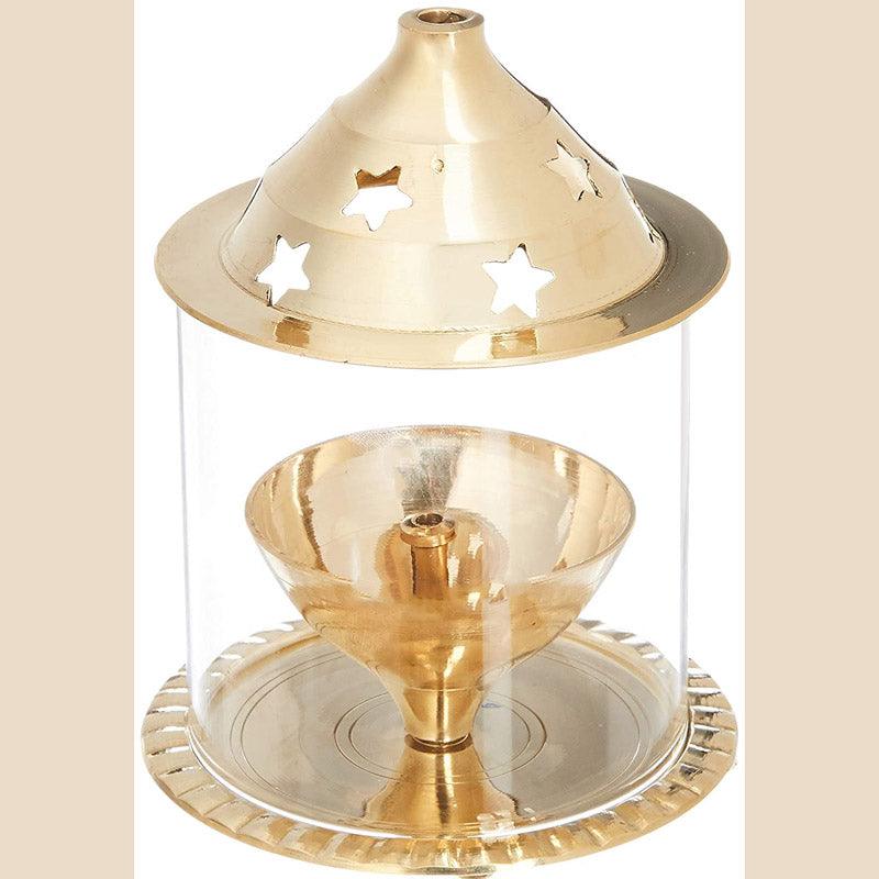 Beautiful Original Akhand Diya - Green Ninja