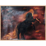 Black beauty landscape canvas art - Green Ninja