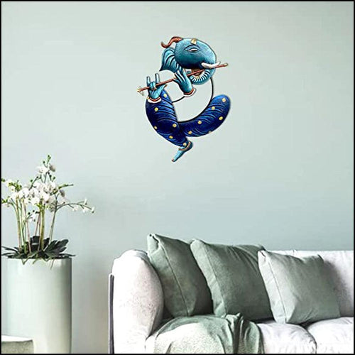 Blue Lord Ganesh Wall Decor - Green Ninja