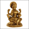 Brass Goddess Mahalakshmi with Owl - Green Ninja