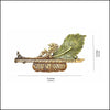 Brass "Jay Shree Krushna" Wall Hanging - Green Ninja