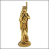 Brass Lord Krishna Idol with Flute - Green Ninja
