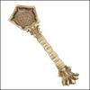 Brass Panchmukhi Sheshnaag Puja Diya - Green Ninja