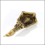 Brass Panchmukhi Sheshnaag Puja Diya - Green Ninja