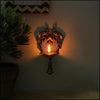 Brass Twin Parrot Wall Decor Lamp - Green Ninja
