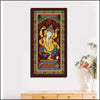 Canvas Pattachitra Wall Painting - Green Ninja