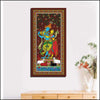 Canvas Pattachitra Wall Painting - Green Ninja