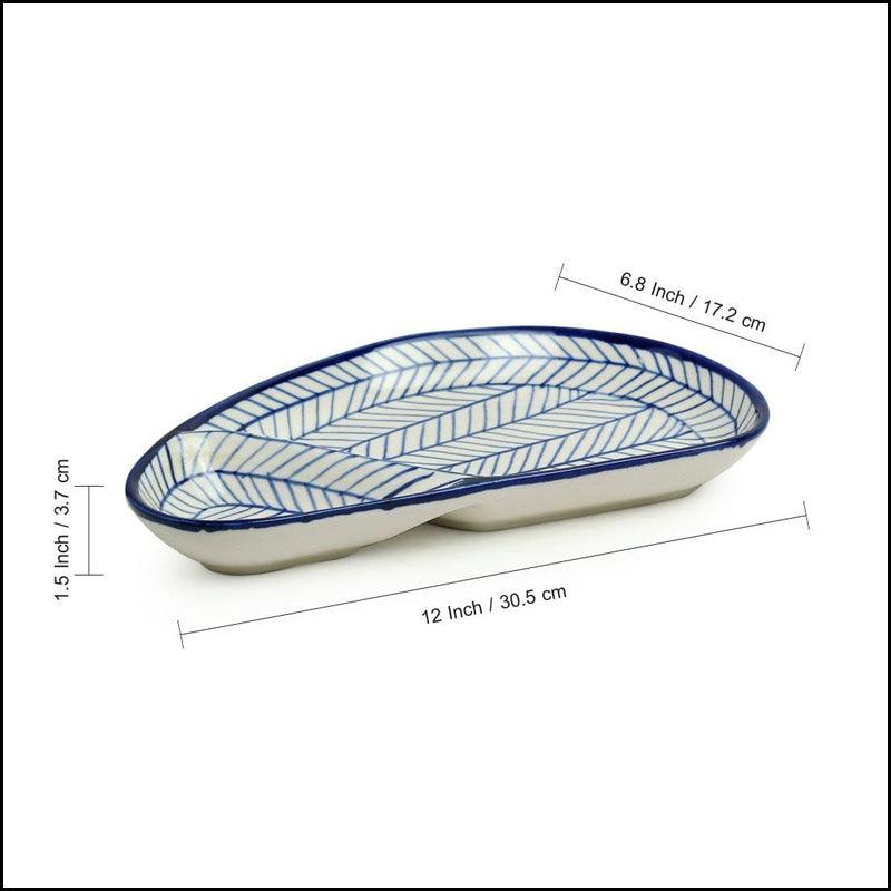 Ceramic Chip-N-Dip Serving Platter - COMING SOON - Green Ninja