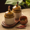 Classic Ceramic Jars With Hand Carved Tray - COMING SOON - Green Ninja