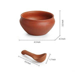 Clay Soup Bowls with Spoon - Green Ninja