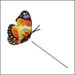 Colorful Butterflies On Stick For Garden / Balcony Ornament - Green Ninja