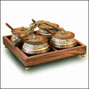 Condiment Containers with Lids And Spoons - Green Ninja