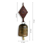 Cow Bell / Wind Chime with Brown Leather Strap - COMING SOON - Green Ninja