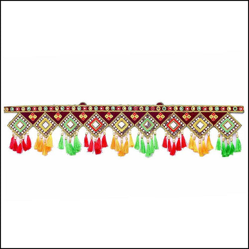 Diamond Shaped Toran - Green Ninja