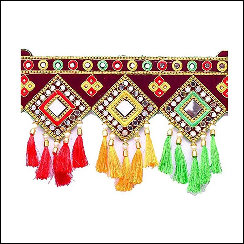 Diamond Shaped Toran - Green Ninja