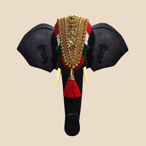 Elephant Pooram Wall Hanging - Green Ninja