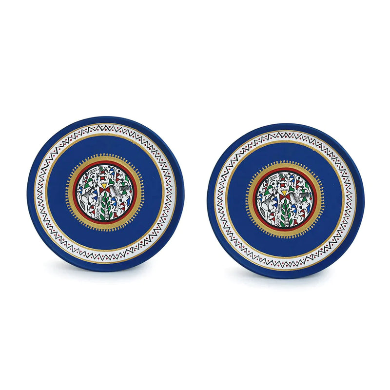 Ethnic Terracotta Plates Wall Decor - Green Ninja
