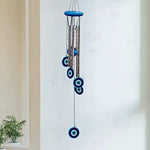 Feng Shui Evil Eye Wind Chime - Green Ninja