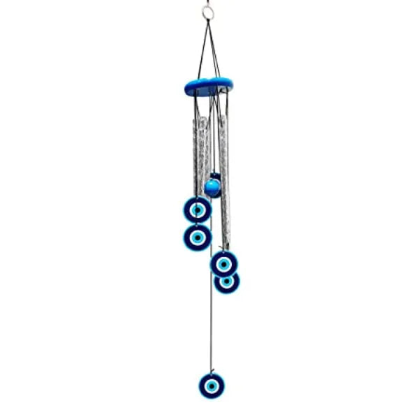 Feng Shui Evil Eye Wind Chime - Green Ninja