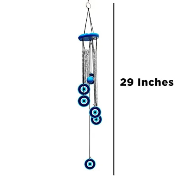 Feng Shui Evil Eye Wind Chime - Green Ninja
