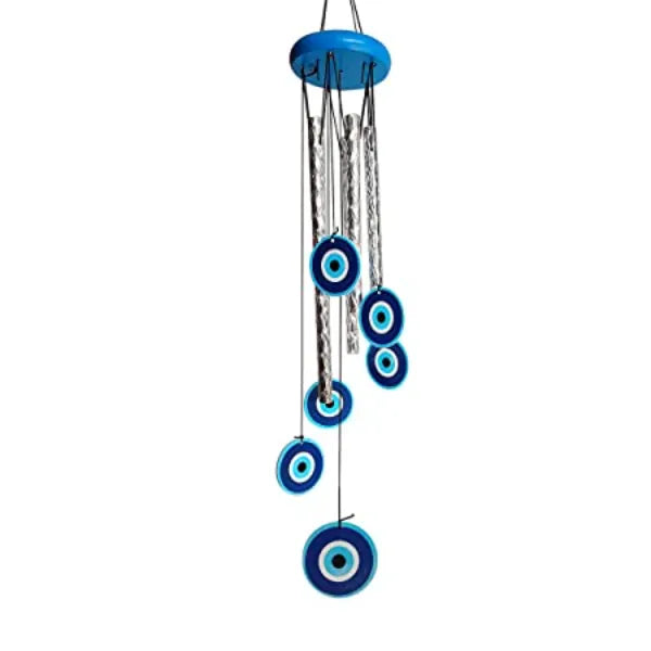 Feng Shui Evil Eye Wind Chime - Green Ninja