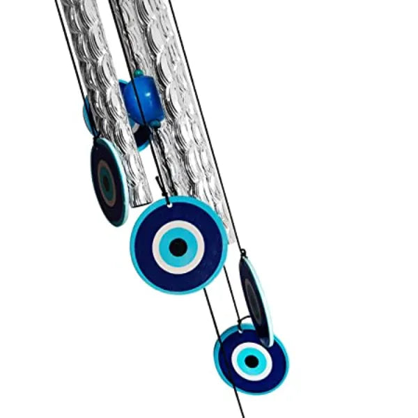 Feng Shui Evil Eye Wind Chime - Green Ninja