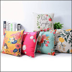 Floral Cushion Covers 200 TC - Green Ninja