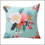 Floral Cushion Covers 200 TC - Green Ninja