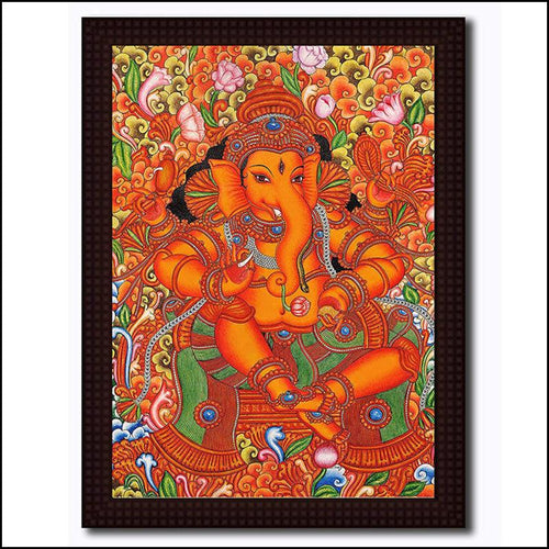 Ganesha Mural Painting - Green Ninja