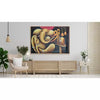 Ganesha with Shivling Landscape Canvas Art - Green Ninja
