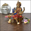 Goddess Lakshmi Poly-Resin Idol - Green Ninja