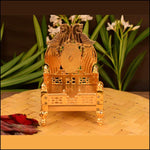 Gold Plated Pooja Chowki - Green Ninja