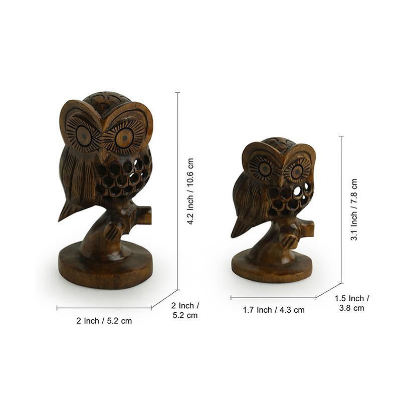 Hand Carved & Hand Painted Showpiece In Cedar Wood - Green Ninja