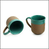 Hand-Glazed Ceramic Mugs - Green Ninja
