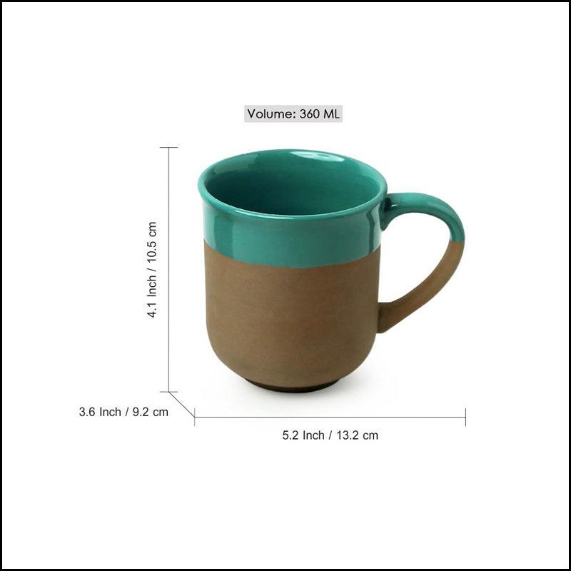 Hand-Glazed Ceramic Mugs - Green Ninja