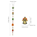 Hand-Painted Christmas Buntings In Chilbil & Gular Wood - Green Ninja
