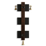 Warli Hand-Painted Wooden Key Holder - Green Ninja
