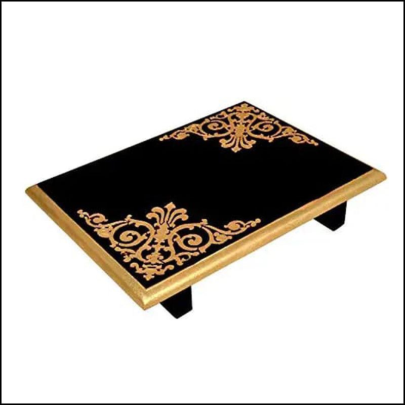 Handcrafted Chowki - Green Ninja