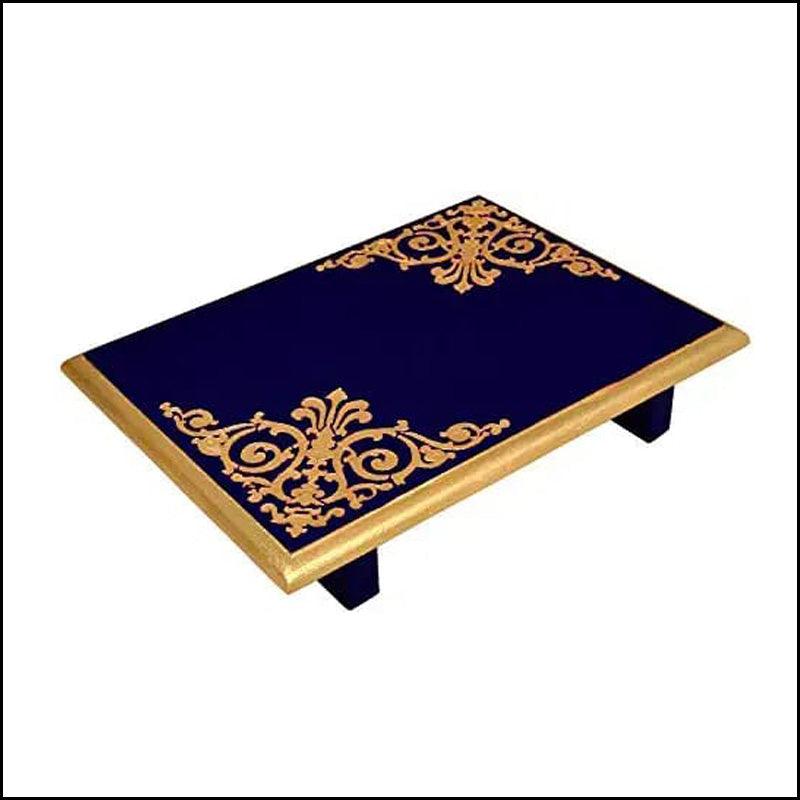 Handcrafted Chowki - Green Ninja