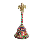 Handcrafted Meenakari Ghanti - Green Ninja