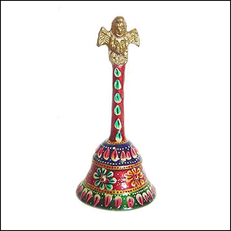 Handcrafted Meenakari Ghanti - Green Ninja