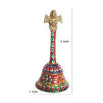 Handcrafted Meenakari Ghanti - Green Ninja