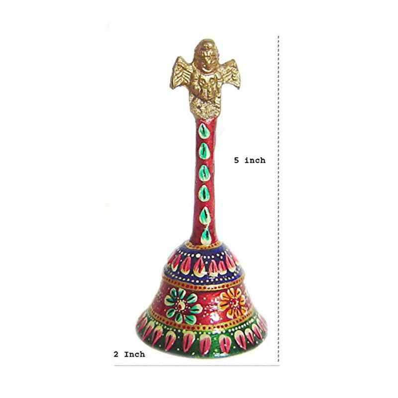 Handcrafted Meenakari Ghanti - Green Ninja