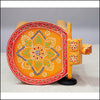 Handcrafted Wooden Elephant Stand - Green Ninja